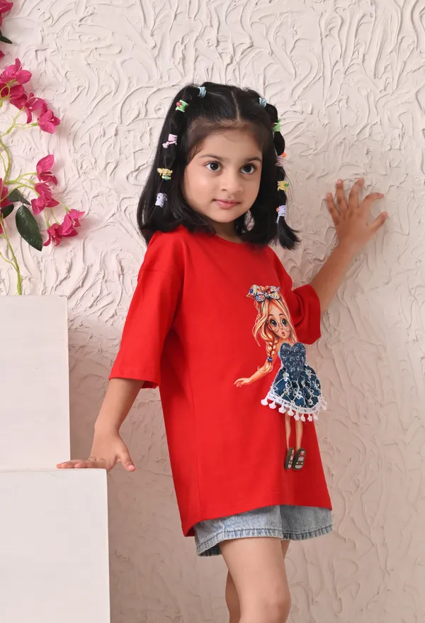 Red_Graphic_Print_Relaxed_Fit_T-Shirt_for_Girls