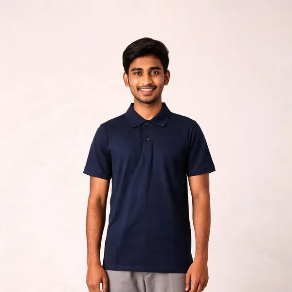 Navy_Cotton-Polyester_Regular_Fit_Polo_T-Shirt_For_Men