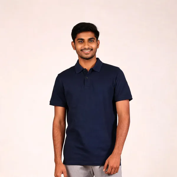 Navy_Cotton-Polyester_Regular_Fit_Polo_T-Shirt_For_Men