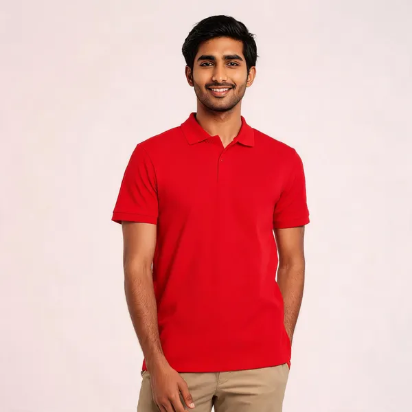 Red_Polyester_Regular_Fit_Polo_T-Shirt_For_Men
