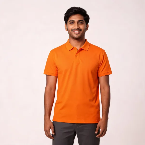 Orange_Polyester_Regular_Fit_Polo_T-Shirt_For_Men
