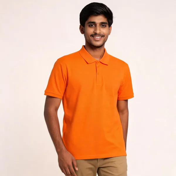 Orange_Polyester_Regular_Fit_Polo_T-Shirt_For_Men