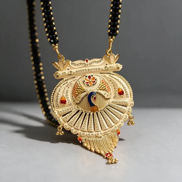 One_Gram_Gold_Plated_Pendant_Mangalsutra_Party_Wear