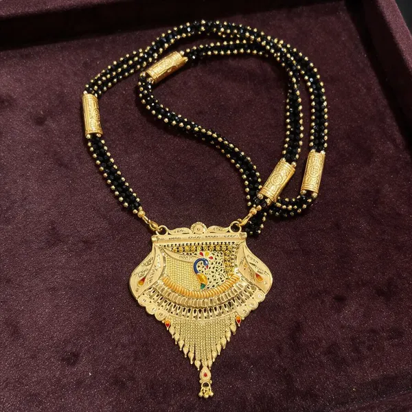 One_Gram_Gold_Plated_Pendant_Mangalsutra_Party_Wear