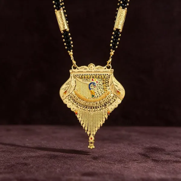 One_Gram_Gold_Plated_Pendant_Mangalsutra_Party_Wear