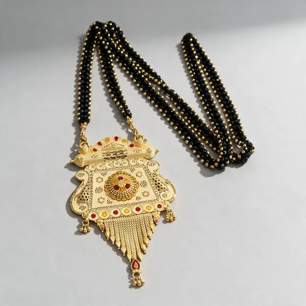 One_Gram_Gold_Plated_Pendant_Mangalsutra_Party_Wear