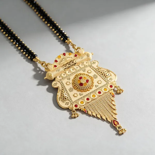One_Gram_Gold_Plated_Pendant_Mangalsutra_Party_Wear