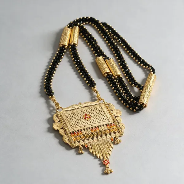 One_Gram_Gold_Plated_Pendant_Mangalsutra_Party_Wear