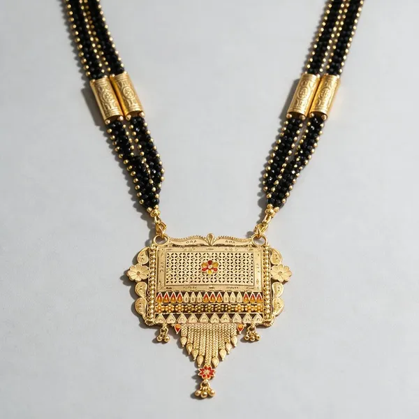 One_Gram_Gold_Plated_Pendant_Mangalsutra_Party_Wear