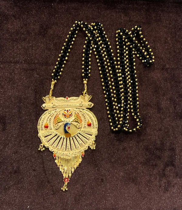 One_Gram_Gold_Plated_Pendant_Mangalsutra_Party_Wear