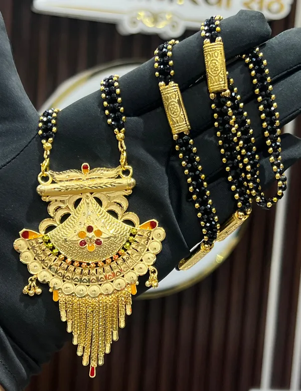 One_Gram_Gold_Plated_Pendant_Mangalsutra_Party_Wear