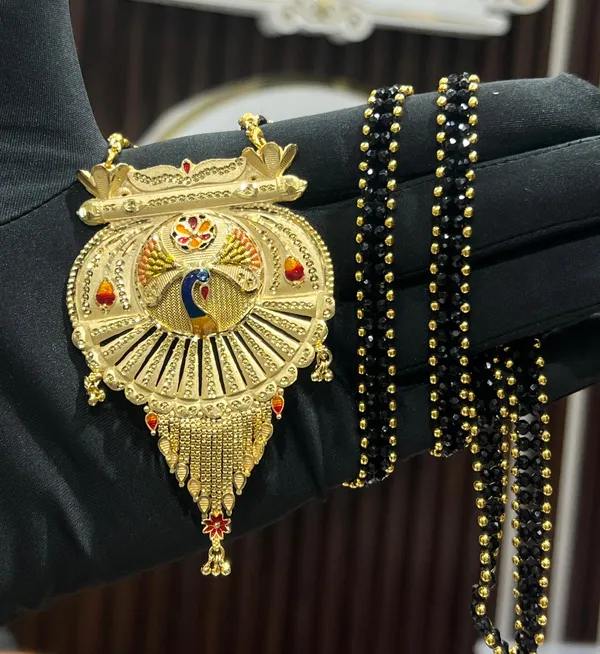 One_Gram_Gold_Plated_Pendant_Mangalsutra_Party_Wear