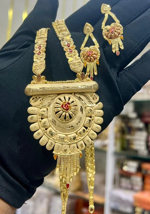 Royal_1_Gram_Gold_Plated_Partywear_Long_Necklace_Set_With_Matching_Jhumka_Earrings_For_Women_-_Traditional_Rani_Haar_Set