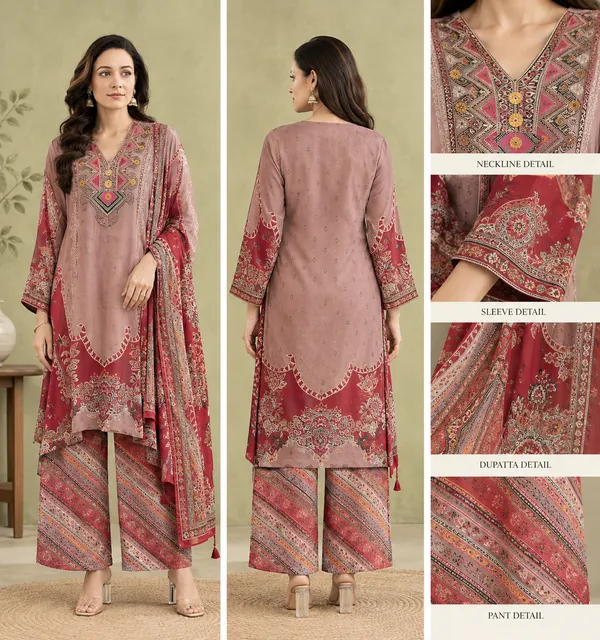 Mauve_Crepe_Unstitched_Kurta_Set_Material_For_Women
