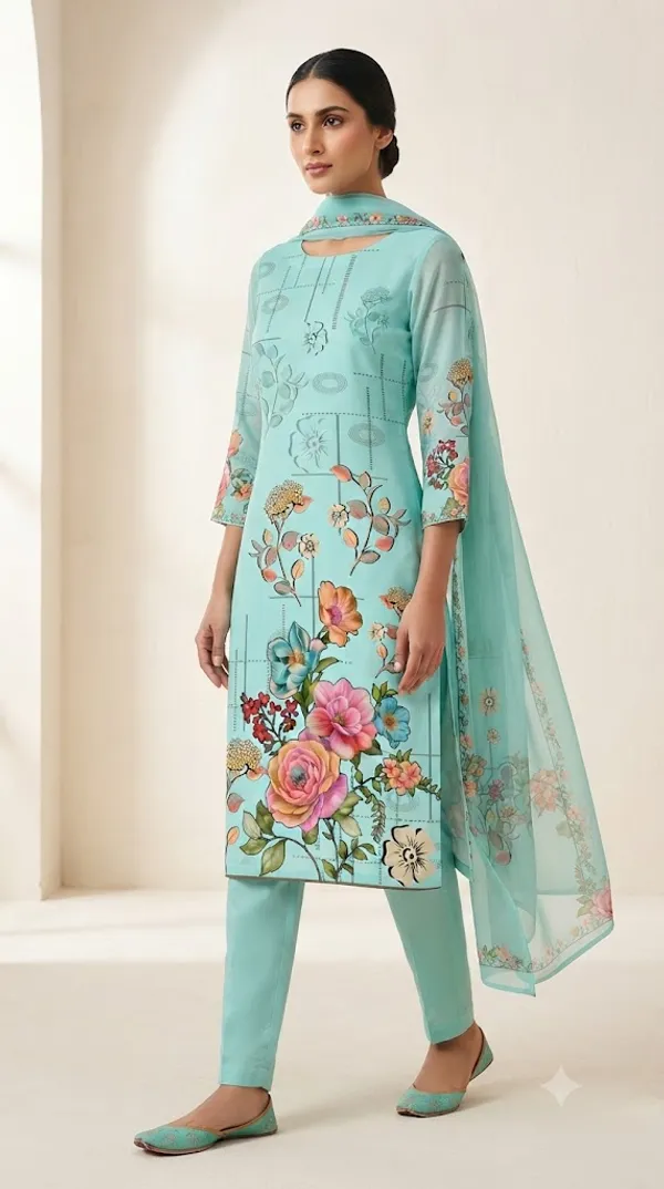 Aqua_Lawn_Cotton_Unstitched_Kurta_Set_Material_For_Women