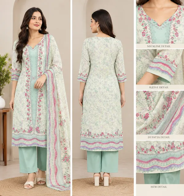 Mint_Blue_Lawn_Cotton_Unstitched_Kurta_Set_Material_For_Women