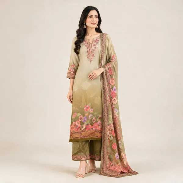 Beige_Lawn_Cotton_Unstitched_Kurta_Set_Material_For_Women