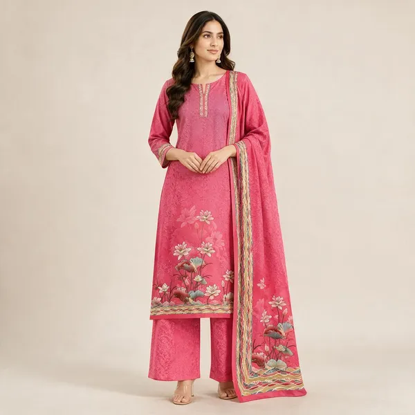 Pink_Lawn_Cotton_Unstitched_Kurta_Set_Material_For_Women