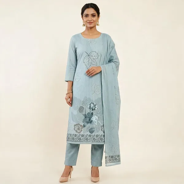 Light_Blue_Lawn_Cotton_Unstitched_Kurta_Set_Material_For_Women