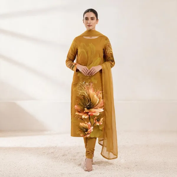 Mustard_Crepe_Unstitched_Kurta_Set_Material_For_Women