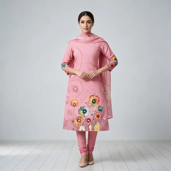 Pink_Lawn_Cotton_Unstitched_Kurta_Set_Material_For_Women