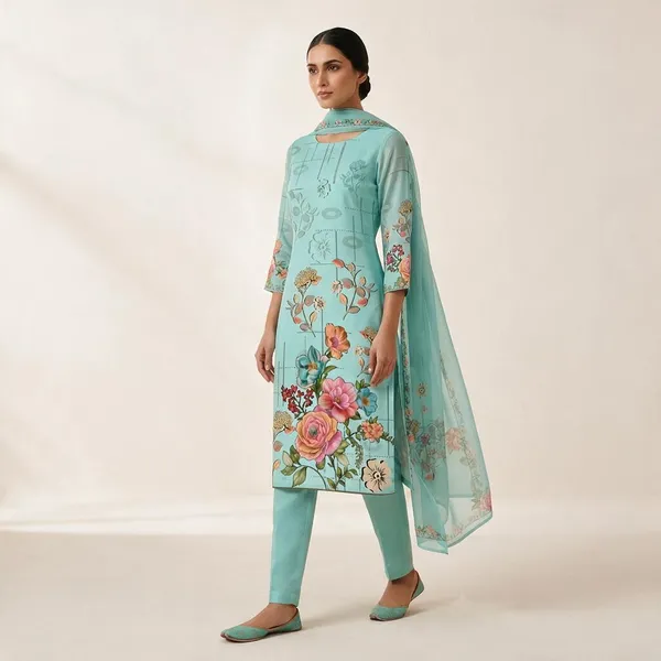 Aqua_Lawn_Cotton_Unstitched_Kurta_Set_Material_For_Women