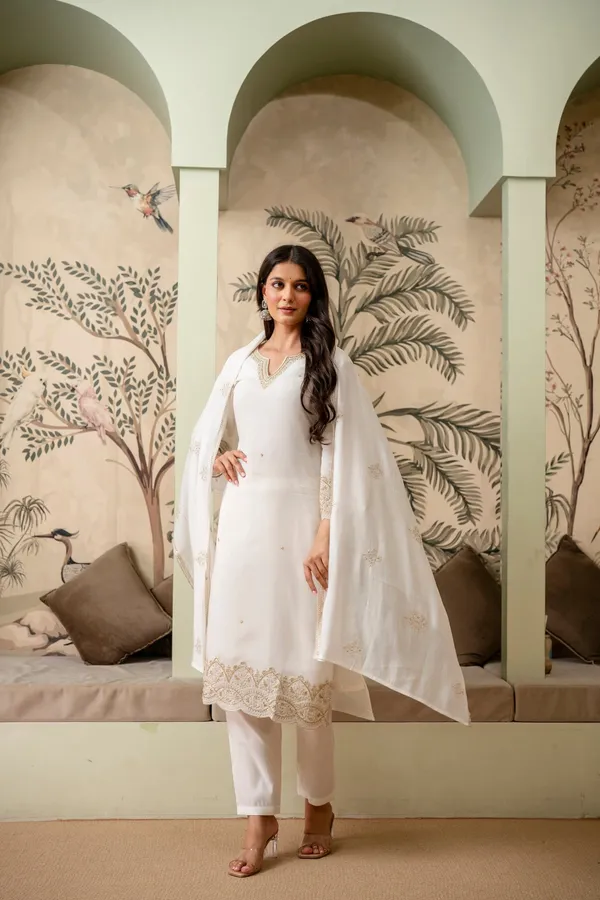 Pearl_White_Premium_Mul_Chanderi_Kurta_Pant_Set