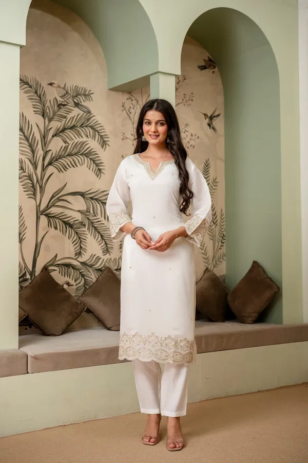 Pearl_White_Premium_Mul_Chanderi_Kurta_Pant_Set
