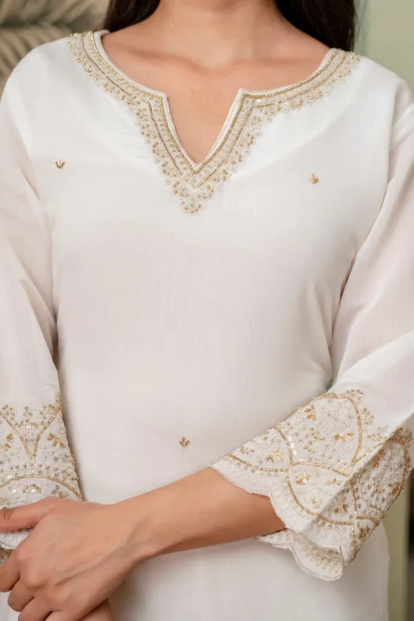 Pearl_White_Premium_Mul_Chanderi_Kurta_Pant_Set