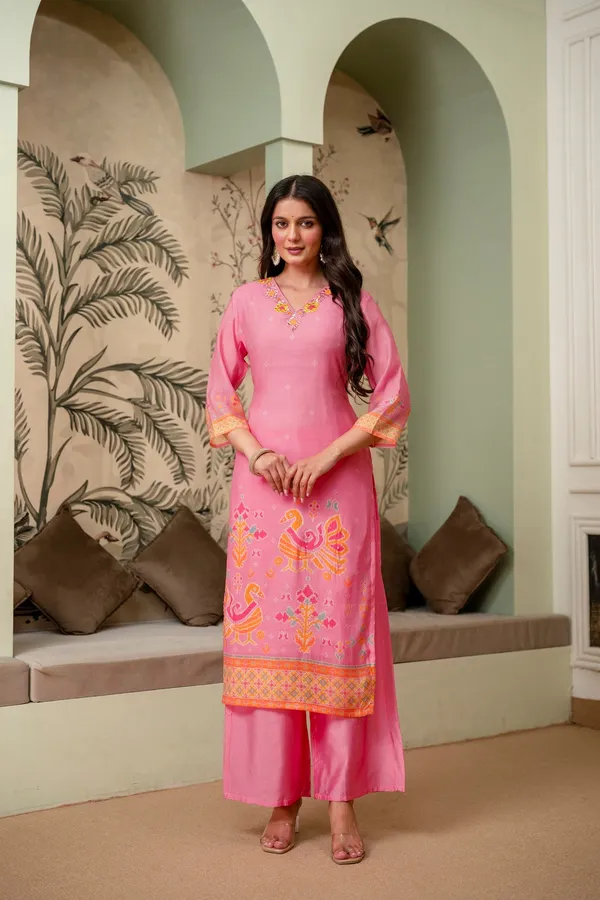 Light_Pink_Premium_Mul_Chanderi_Kurta_Pant_Set
