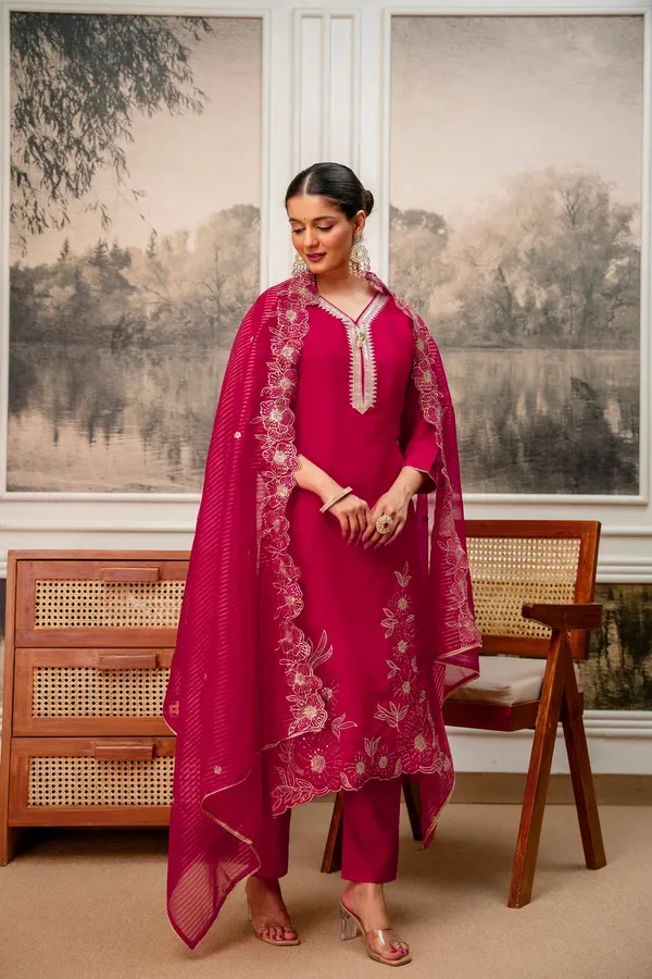 Rani_Premium_Tissue_Simmar_Kurta_Pant_Set