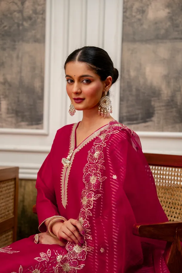 Rani_Premium_Tissue_Simmar_Kurta_Pant_Set