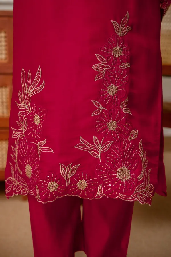 Rani_Premium_Tissue_Simmar_Kurta_Pant_Set