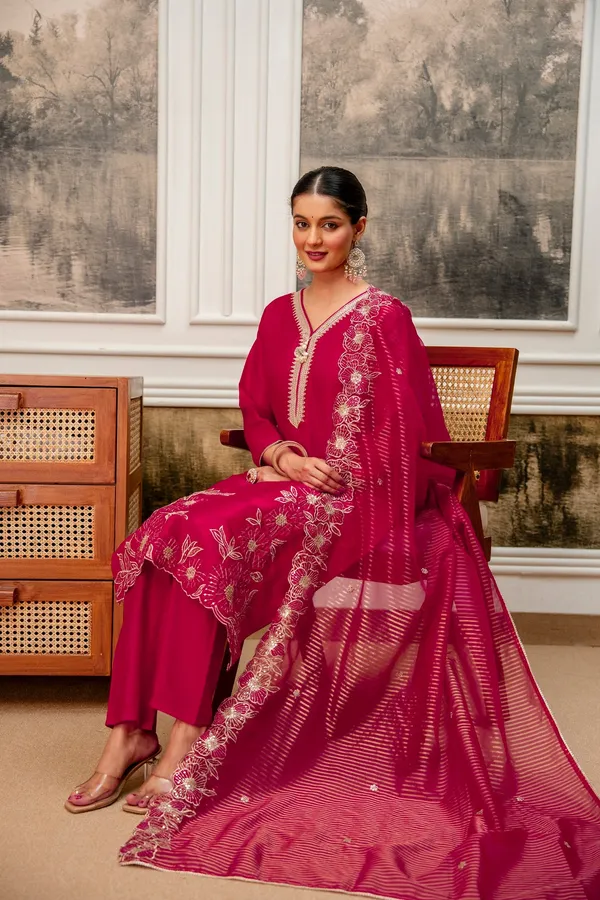 Rani_Premium_Tissue_Simmar_Kurta_Pant_Set