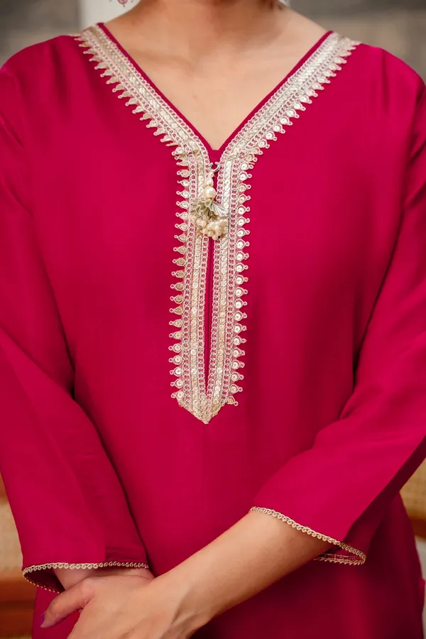 Rani_Premium_Tissue_Simmar_Kurta_Pant_Set
