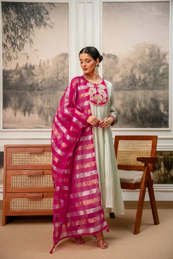 Soft_Mint_Premium_Mul_Chanderi_Kurta_Pant_Set