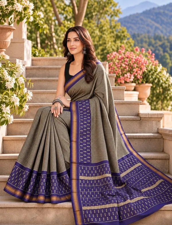 Neehar_Jaipur_Jamuni_Nazakat_Royal_Purple_Maheshwari_Silk_Saree