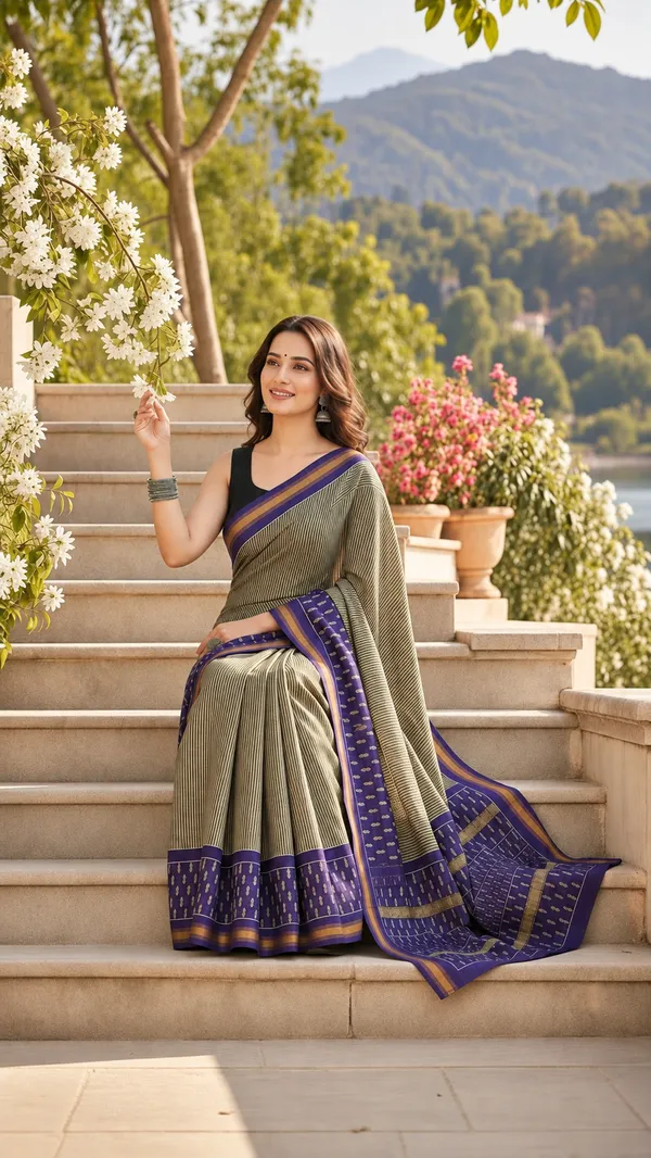 Neehar_Jaipur_Jamuni_Nazakat_Royal_Purple_Maheshwari_Silk_Saree