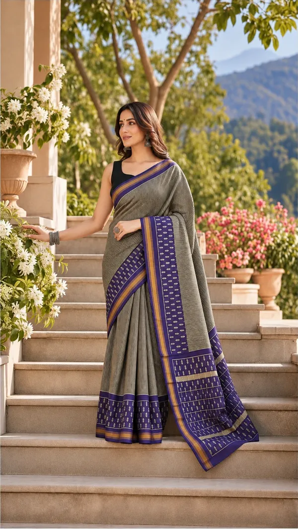 Neehar_Jaipur_Jamuni_Nazakat_Royal_Purple_Maheshwari_Silk_Saree