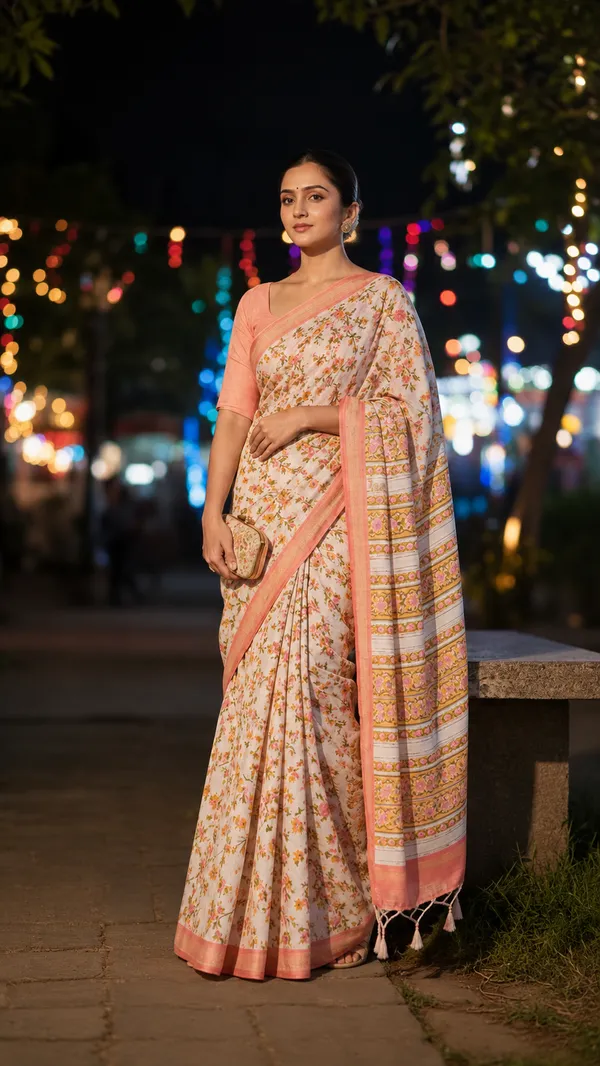 Neehar_Jaipur_Gulabi_Meher_Ivory_Blush_Pink_Maheshwari_Silk_Saree