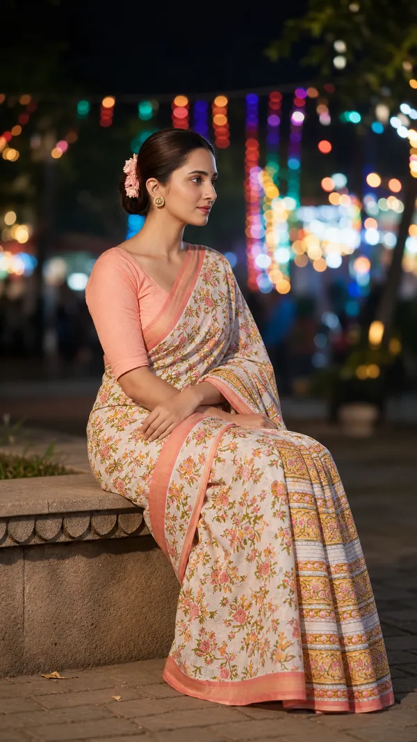 Neehar_Jaipur_Gulabi_Meher_Ivory_Blush_Pink_Maheshwari_Silk_Saree