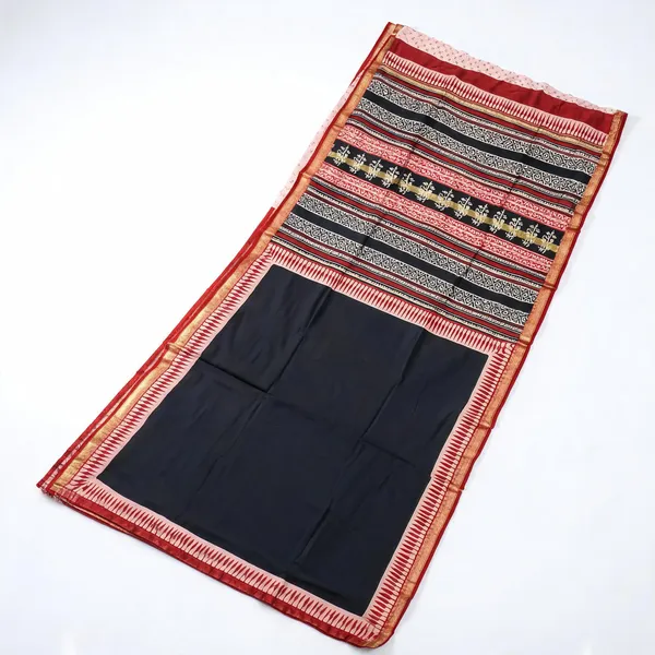 Black_Cotton_Printed_Saree_For_Women