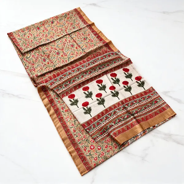 Beige_Floral_Printed_Saree_For_Women