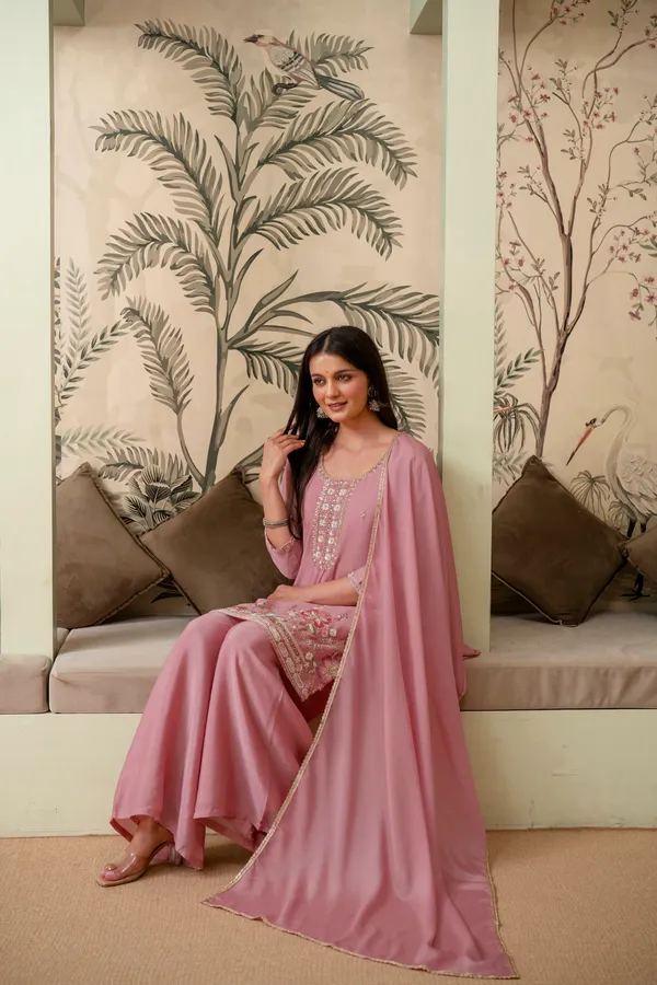 Pink_Embroidered_Kurta_Set_For_Women