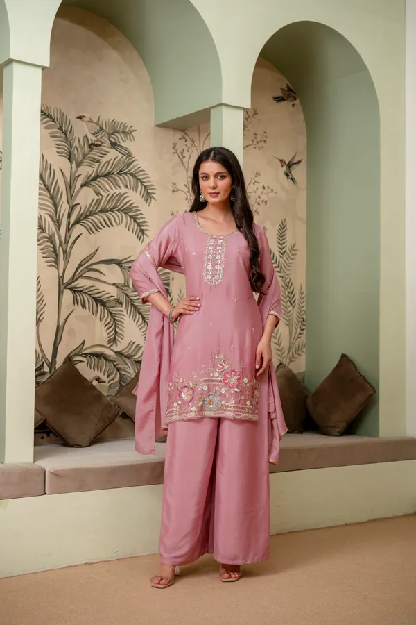 Pink_Embroidered_Kurta_Set_For_Women