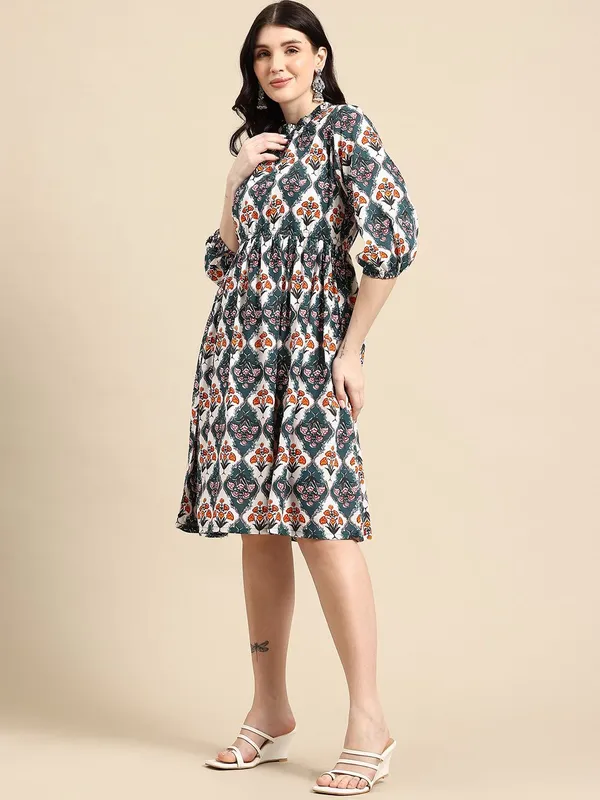 Multicolor_Viscose_Rayon_Fit_&_Flare_Dress_For_Women