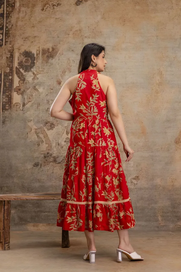 Red_Viscose_Rayon_Halter_Neck_Tiered_A-Line_Ethnic_Dress_For_Women