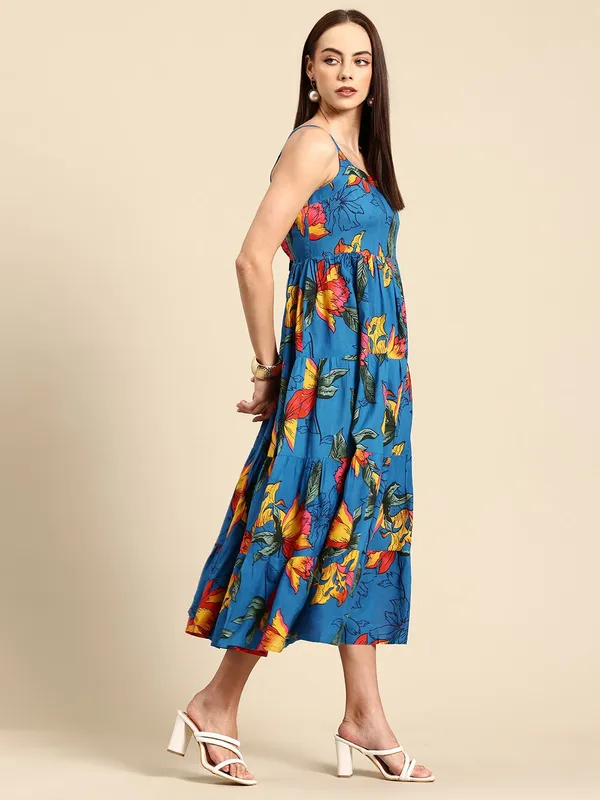Blue_Viscose_Rayon_Layered_Fit_&_Flare_Floral_Dress_For_Women