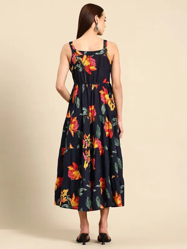 Black_Viscose_Rayon_Layered_Fit_&_Flare_Floral_Dress_For_Women