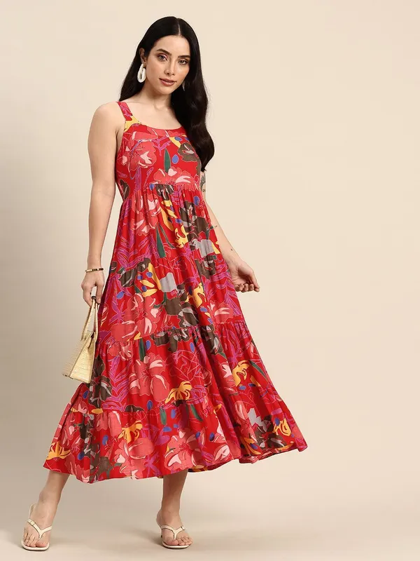 Red_Viscose_Rayon_Tiered_Fit_&_Flare_Floral_Ethnic_Dress_For_Women